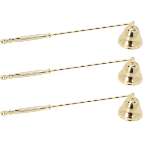 Lot De 4 éteignoirs à Bougie Automatique Vintage - En Acier Inoxydable, Style Cœur, Triangle, Pentagone - Pour Bougies De 2,5 Cm