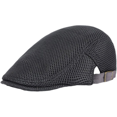 Lot De 2 Casquettes Maille Respirante Homme - Béret Réglable Conduite Chasse Pêche - 12 Couleurs