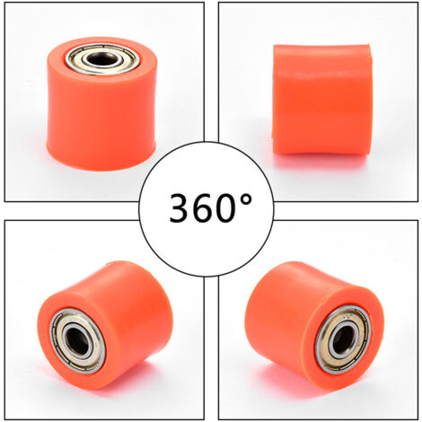Tendeur De Chaîne Pour Moto, Quad, Motocross - Galet Guide Réglable Flexible - Fer + ABS - Ajustement Précis