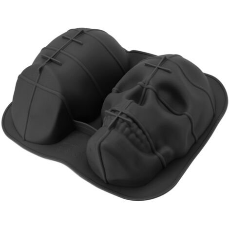 Moule Tête De Mort Fantôme Citrouille Halloween - Emporte-pièce à Biscuits Alimentaire, 3 En 1