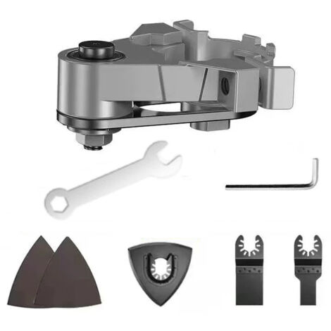 Adaptateur universel pour meuleuse d'angle, en métal, avec outil de remplacement pour meuleuse d'angle oscillante. (1/5)