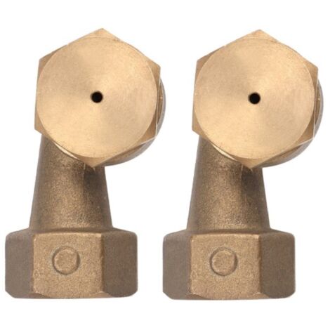 Lot de 2 buses de fontaine en laiton pour arroseur de pelouse, filetage femelle G1/2 po (1/5)