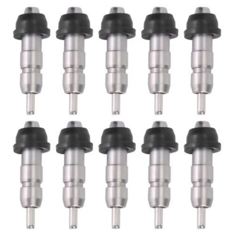 Lot de 10 abreuvoirs automatiques à tétine en acier inoxydable pour poulets, accessoires pour l'élevage (1/5)