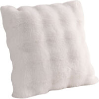 Lot de 2 coussins décoratifs en peluche imitation lapin, coussins pour canapé, coussins de tête de lit et coussins double usage