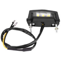 Mini éclairage de plaque d'immatriculation LED pour moto 12V - Mini éclairage de plaque d'immatriculation LED pour moto 12V