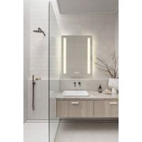 Espejo De Baño Duplo Connect 80X80, APP, Antivaho y Bluetooth