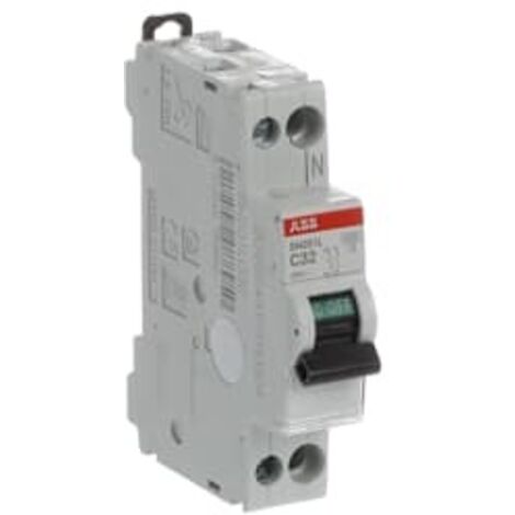 INTERRUTTORE MAGNETOTERMICO 1 MODULO 1P+N 32A CURVA C 4,5KA - ABB SN201/C32