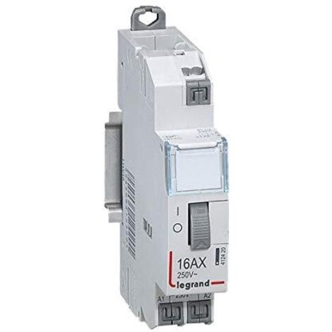 Interruttore standard 24V 1P 250V 16 A 1NA 1 modulo. LEGRAND 412405