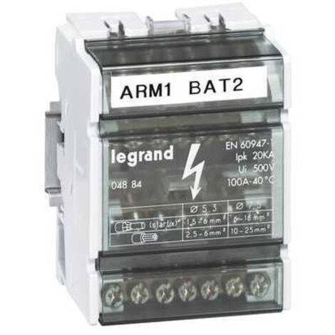4884 Morsettiere 100A 4 Poli 4 Moduli