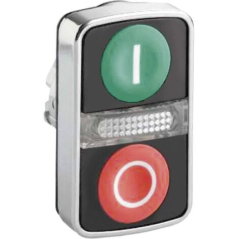 Schneider Electric Harmony ZB4BW7A3741 Pulsante doppio Verde, Rosso 1 pz.