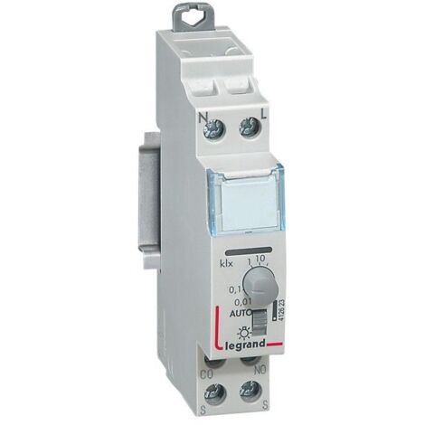 Interruttore crepuscolare Legrand LuxoSwitch 230V 16A 1M 412623