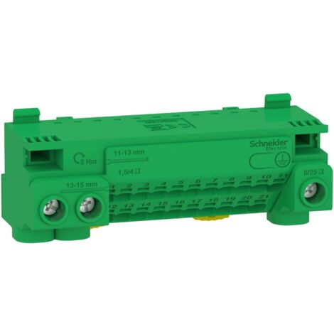 Morset. Iso. terra 24 fori c / n connett. - LGYT1E24