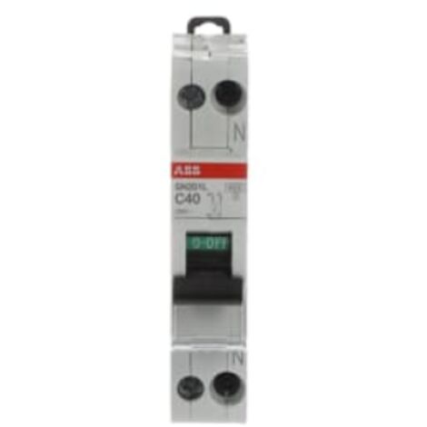 Interruttore SN201L 1P+N (Neutro a destra) C40 4,5kA - ABB2CSS245101R0404 (1/3)