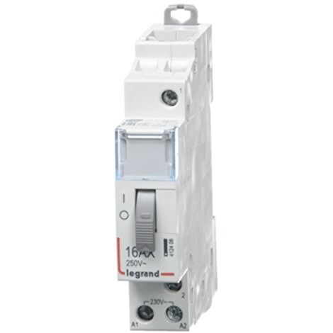 Interruttore standard 230 V 1P 250 V 16 A 1NA 1 modulo. LEGRAND 412408