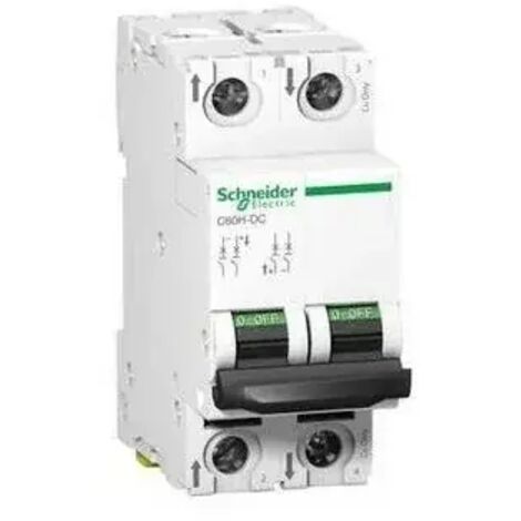 Schneider A9N61525 Disjoncteur 2P 16A C60 C60H-DC courbe C