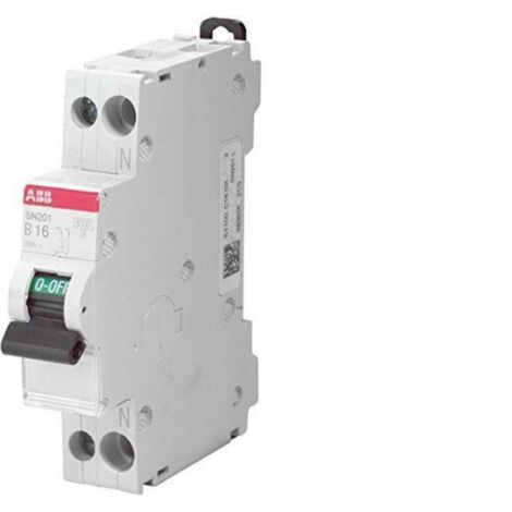 Abb interruttore magnetotermico 1p&43n 10a 6ka sn201 c10 2css255101e0104 sn201c10  sn201-c10