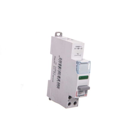 Pulsante modulare 20A 1Z con lampada LED 110/400V verde LP471 412920
