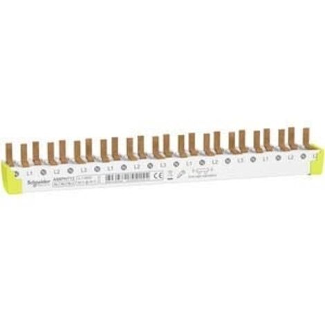 SCHNEIDER A9 X PH712 PETTINE, ATTACCO RADIALE, LEGGERO, CUTTABLE ACTI 9, 3P + N, 12 MODULI, 80 A