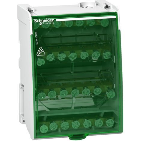 SCHNEIDER LGY410028  Distributore modulare 4P 100A con 28 connessioni