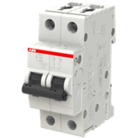 Interruttore automatico s202-c16 6ka 2p abb s465908