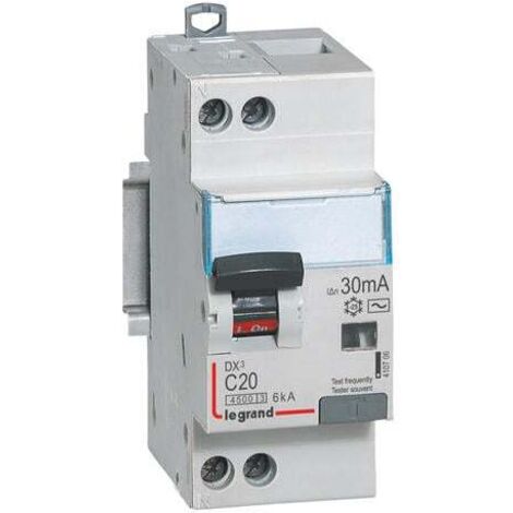 Disjoncteur diff. Phase + Neutre DX³ 30 mA - Legrand