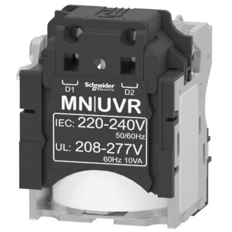 Sganciatore Schneider di minima tensione MN per NSX100/630 LV429407
