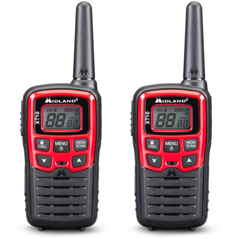 Coppia di PMR446 XT10 4Km Midlan PMR446 XT10 Walkies