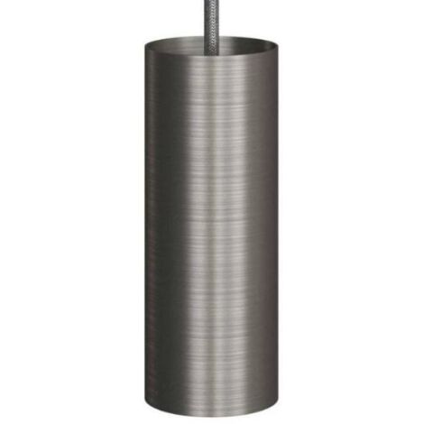 Tubo in metallo per faretto creative-cables e14 titanio satinato-kspotme14tis