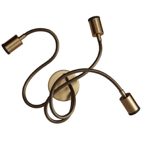 Lampada Mini faretto SPOTLIGHT GU1d0 Flex 60 da parete e soffitto  Con lampadina - Bronzo satinato - No (1/5)