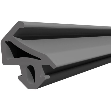 DQ-PP Joint de Fenêtre PVC S-1155 Noir 10m