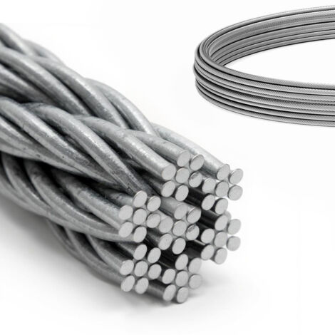 DQ-PP Câble acier inoxydable 2mm 150m 7x7