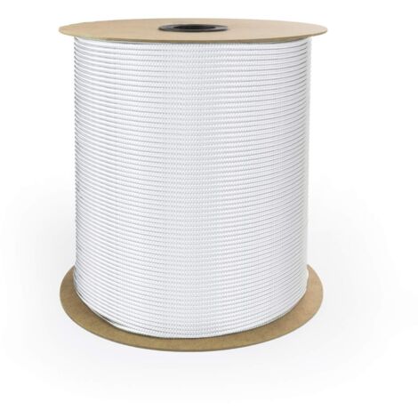 DQ-PP Corde Polypropylène Tressée 6mm 200m Blanc (1/5)