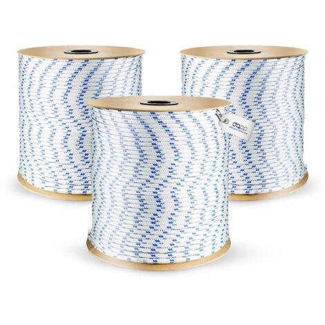 DQ-PP Corde Polypropylène Tressée 5mm 90m Blanc