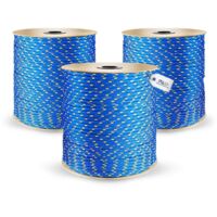 DQ-PP Corde Polypropylène Tressée 10mm 25m Bleu