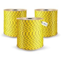 DQ-PP Corde Polypropylène Tressée 4mm 90m Jaune