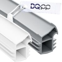 DQ-PP KU-11 Joint porte TPE gris 18,8×16,6 mm 90 m