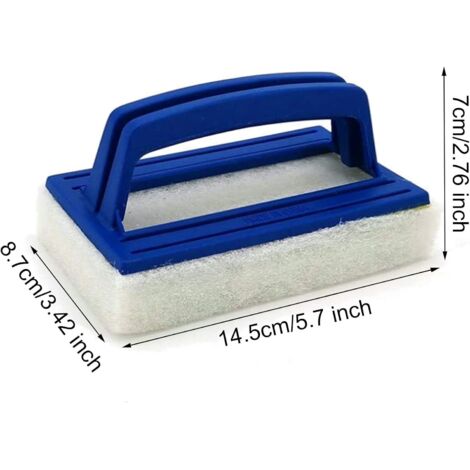 Lot De 2 Brosses Rondes Pour Coins De Piscine - Brosse Angle R9Z3 Pour Nettoyage Escaliers Et Coins, Compatible Poteau Télescopique