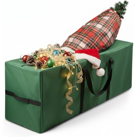 Sac De Rangement Extérieur Oxford 210D Imperméable, Protection Coussins Et Accessoires Jardin Ideal Pour Noel Terrasse Et Balcon 116 47 51cm Gris 98793989