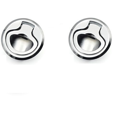 2 Pcs Marine Zipper, 316 Stainless Steel Swivel Zipper Hatch Handle for Marine Door Cabinets