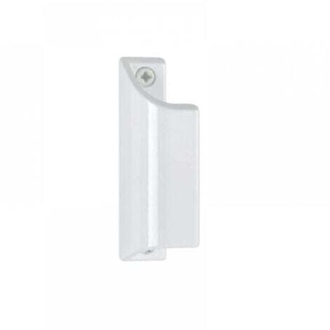 1PC White Painted Aluminum Profile Handle L.90 mm - for patio doors, aluminum door handle