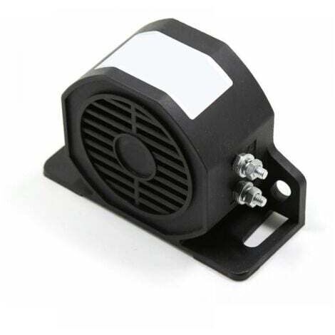 Klaxon de marche arrière étanche alarme de secours super fort pour voiture moteur 30 W 110 dB 12 V-80 V DC, modèle : noir (1/5)
