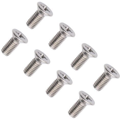 8pcs Générique Vis Rotor Disque Frein Avant En Acier Inoxydable, 93600-06014-0H Acier Inoxydable Vis Rotor, Vis De Rotor De Disque De Frein Avant En Acier Inoxydable Fit for Voiture (1/4)