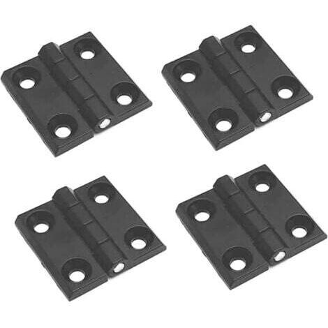 (4 Pièces)Trous de Charnière Plats Pliants, Exterieur Charnière Inox, Charniere Porte Lourde, pour Portes Fixes, Portes D'entrée, Portes de Chambres, (1/5)