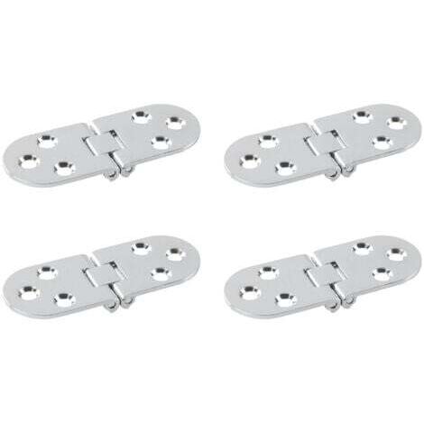 (4 Pièces)Charnières Pliantes Charnières de Table Charnière Meuble Pliable Charnières Charnières pour Table Pliantes Charnière en Alliage de Zinc ave (1/5)
