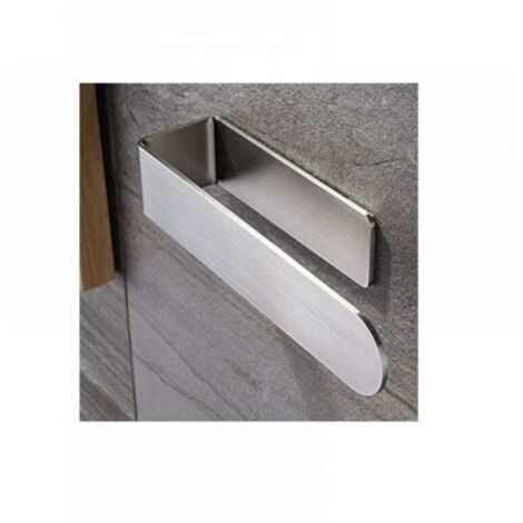 1pc 23cmx4cmx4.5cm Porte-serviettes auto-adhésif - Anneau porte-serviettes Porte-serviettes en acier inoxydable pour salle de bain