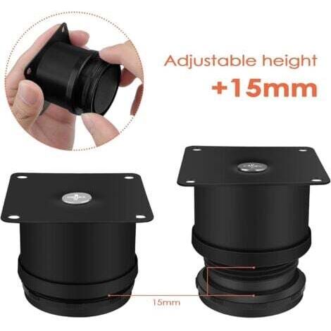 Ensemble De 4 Pieds De Meubles, Pied De Canapé Inclinable, Pied De