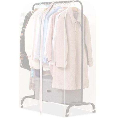 Housse Vetement Penderie Anti Mite Translucide 110cm, Housses de Vêtements avec Zip, Housse Rangement Vetement Penderie pour Résistant à l'Humidité de La Poussière, Penderie Non Inclus (1/5)