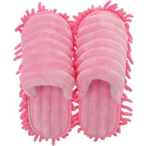 1 paire de chaussons unisexes pour le nettoyage du sol et la poussière 1 paire de chaussons unisexes pour le nettoyage du sol et la poussière