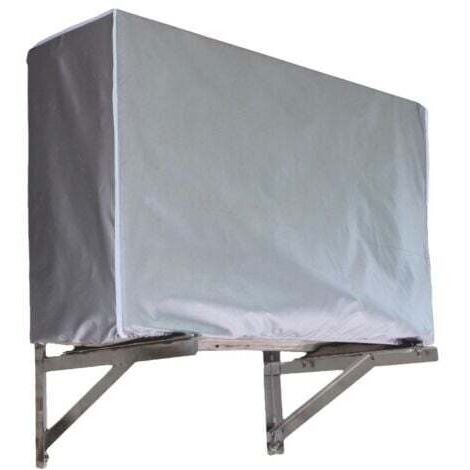 86x35x60cm Housse Climatiseur Exterieur, Étanche Couverture Extérieure de Climatiseur, Housse de Protection Anti-poussière et Anti-Neige