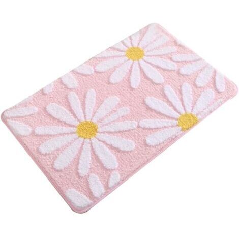 Tapis de Bain AntidéRapant pour Salle de Bain, Tapis de Bain Absorbant, Joli Tapis de Douche en de, Touffeté Doux (1/5)